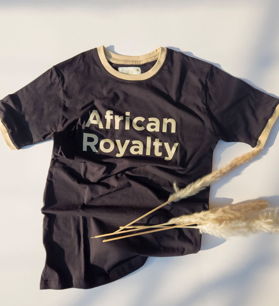 African Royalty | black t-shirt - Rural Love Classics