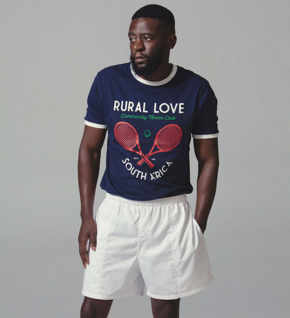 Rural Love Community Tennis Club | navy t-shirt - Rural Love Classics