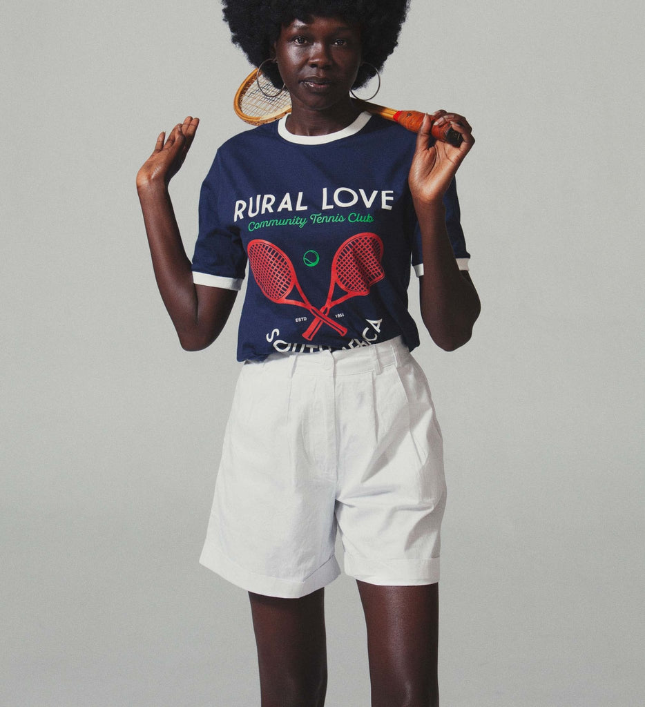 Rural Love Community Tennis Club | navy t-shirt - Rural Love Classics