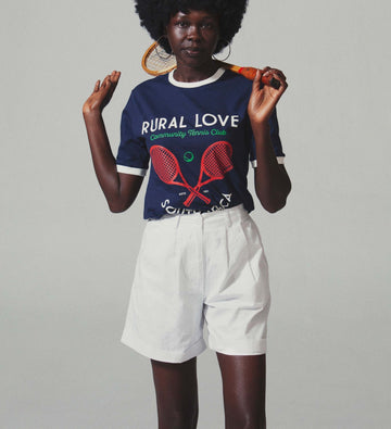 Rural Love Community Tennis Club | navy t-shirt - Rural Love Classics