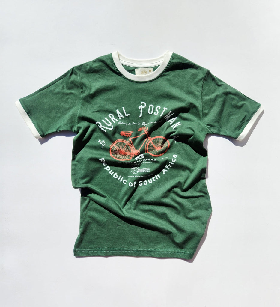 Rural Postman | bottle green t-shirt - Rural Love Classics