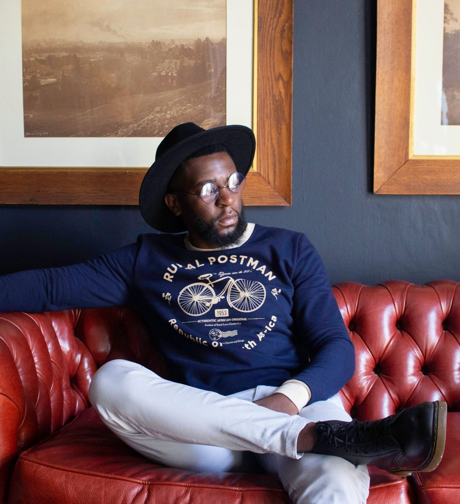 RURAL POSTMAN | Navy Crewneck Sweater - Rural Love Classics