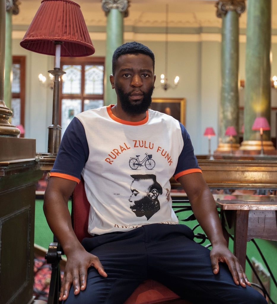Rural Zulu funk | cream white t-shirt - Rural Love Classics